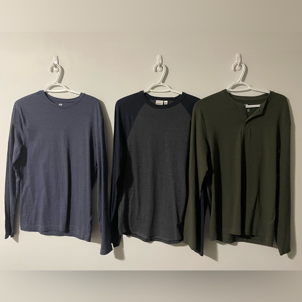 H&M (1x mint & 1 new) & TOPMAN Long Sleeve (mint)